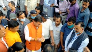 Chief Minister Dhami's Inspection