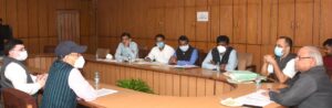 Banshidhar Bhagat Took Review Meeting