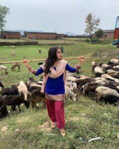 Sara Ali Khan In Farm
