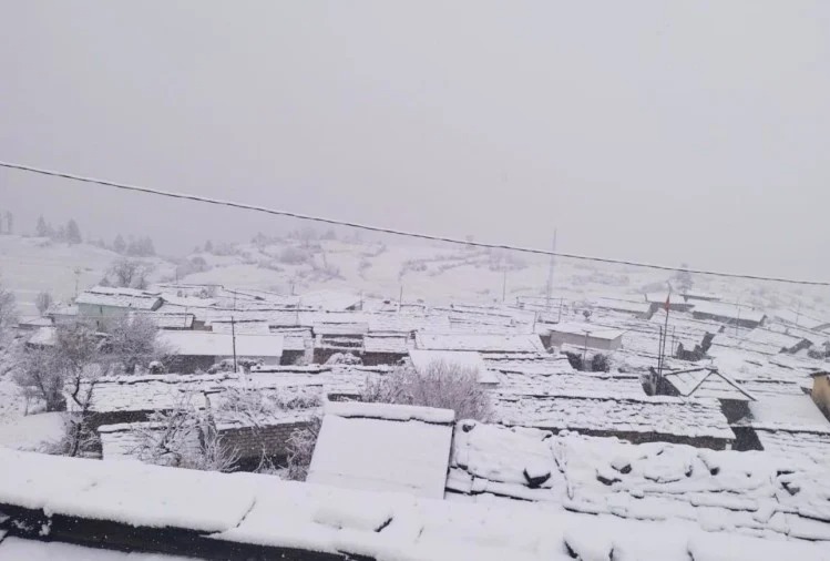 Heavy Snowfall In Hill Areas