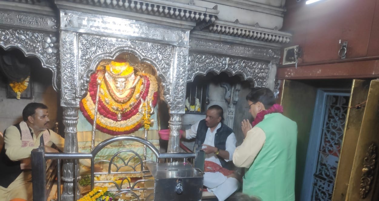 CM Dhami Visited Vishwanath Temple