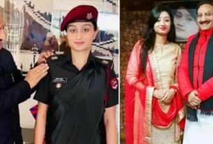 Nishank Daughter Major in Indian Army
