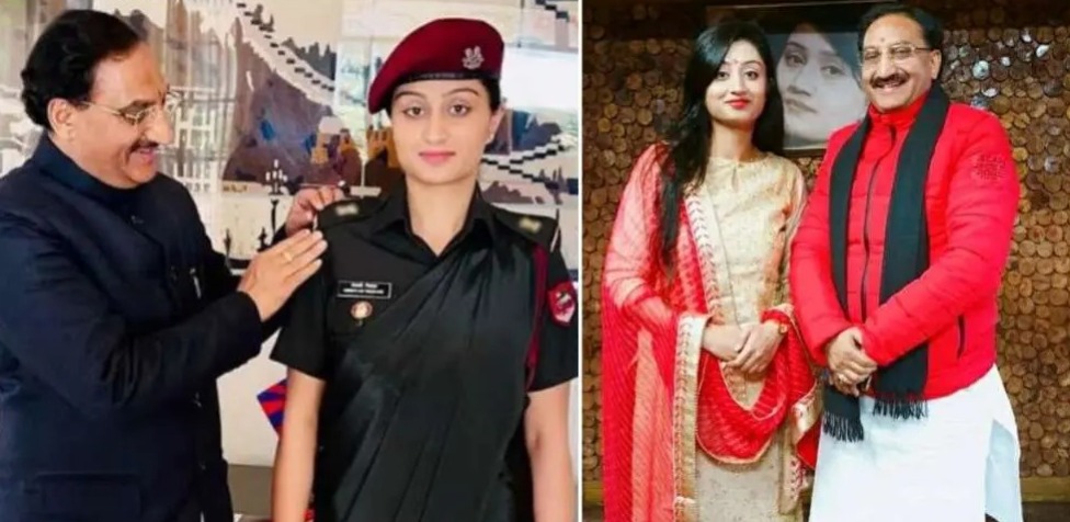 Nishank Daughter Major in Indian Army