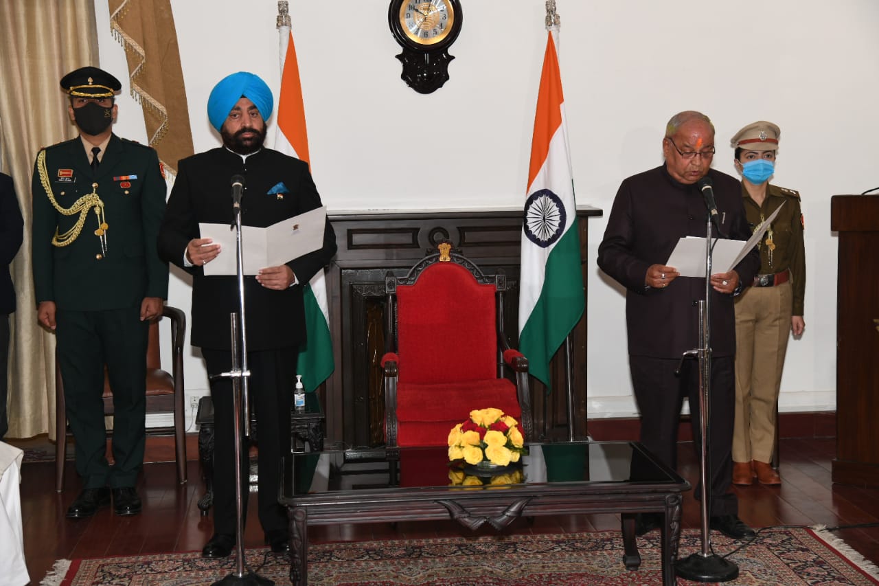 Oath Of Protem Speaker To Bhagat