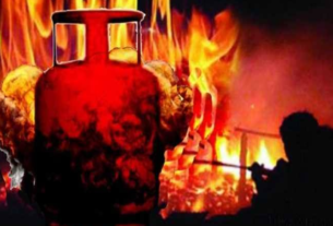 Gas Cylinder Burst In Berinag
