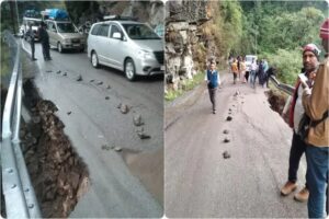 Landslide On Yamunotri Highway