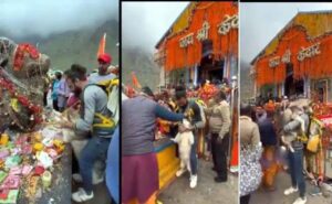Viral Video Of Devotee With Dog