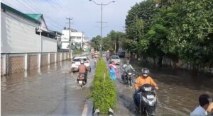 Waterlogging On Roads Due To Rains