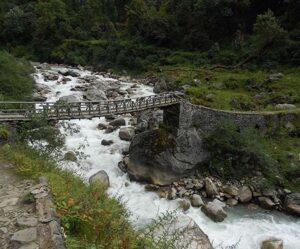 Foundation Of Bridge Connecting India Nepal