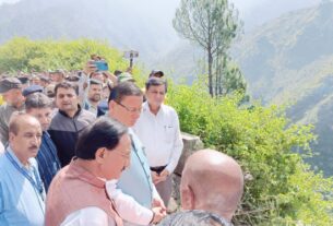 Cm Dhami Visited Accident Site