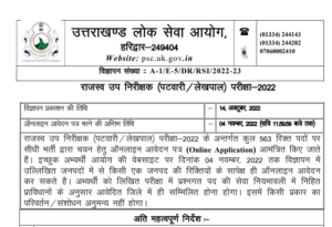 Recruitment Of Patwari-Lekhpal Posts Update