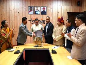 Mou Signed For Yamunotri Ropeway