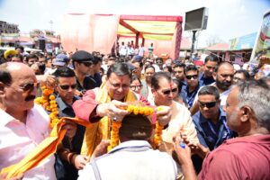 Cm Dhami Flagged Off Buses