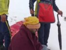 Vrindavan Youth Stuck In Snow