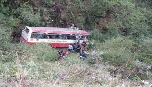 Bus Fell Into A Ditch 